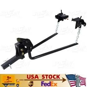 4650003 Soeon 1000 Lbs Weight Distribution Hitch With Bolt-together Ball Mount 2-inch Shank