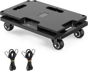 Somfdbk-1p Solejazz Furniture Mover Dolly 4 Wheels Heavy Duty Small Black