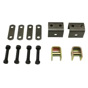 Aps1 Stevens Lake Parts Weld On Utility Trailer Double-eye Leaf Spring Hanger Kit - Single Axle