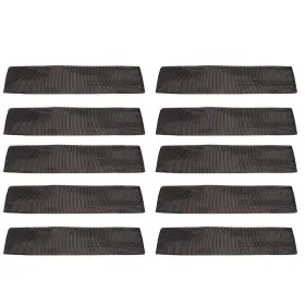Mss2-12 Stevens Lake Parts 10 Black Cordura 12 Inch Sliding Sleeves Web Protector For 2 Ratchet Tie-down Strap