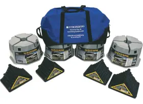 Stromberg Carlson Products Inc 767773521148 Jbp-fwkit 5th Wheel Leveler Kit Chocks/base Pad Extremes