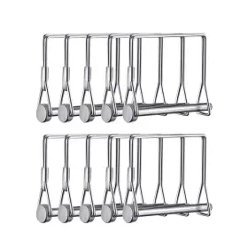 Gfangxx-10-sl Sunnyway 10 Pcs 1/4 Inch Wire Lock Pin 4 Long Trailer Coupler Silver