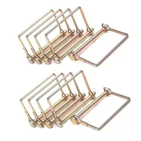 Tcp-10 Sunnyway 10 Pcs Trailer Coupler Pin 1/4 Inch Diameter 4inch Long Heavy-duty Pto