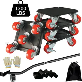 Fzx-003 Symorin Heavy Duty Furniture Movers With Wheels Dolly 5
