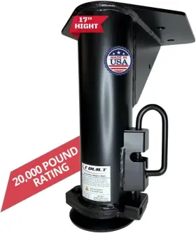 1700f T Built New 17 Inch Fifth 5th Wheel Rv To Goose Neck Adapter Hitch 7 3/4 Forward Offset