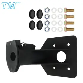 413226 Techme17 12 Inch Fifth Wheel Rv To Goose Neck Adapter 7 3/4 Forward Offset For Truck Trailer