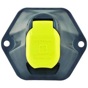 680p-7220 Tectran Trailer Receptacle Socket 7 Way Auxiliary Poly 20 Amp