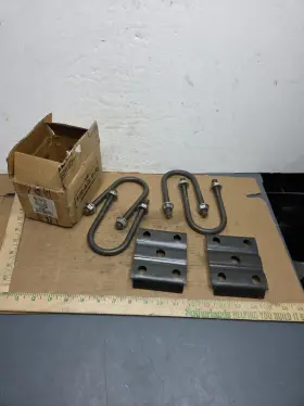35ubkt The Trailer Parts Outlet New 3500 Lb 1/2 Inch U-bolt Kit For 2 3/8 Tube Axle