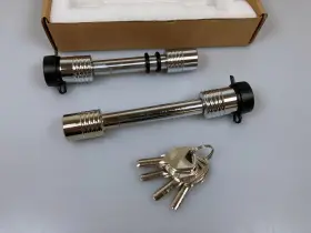 X003a38efn Tlvuvmo Set Of 2 Anti-theft Hitch Receiver Pins With 6 Keys New In Original Box
