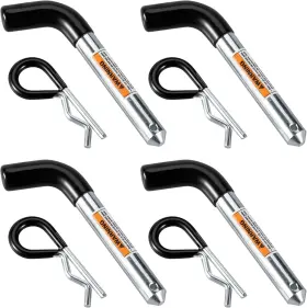 7005 Topshine Trailer Hitch Pin And Clip 4 Pack 5/8 Inch Diameter With