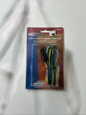 118016 Tow Ready 118551 5-flat Car End 72 Inch Wiring Harness With Wire Taps - Nos