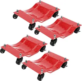 Dlk-810 Towallmark Car Dolly 4 Pack Upgraded Nylon Wheels 6000lbs Load Bearing