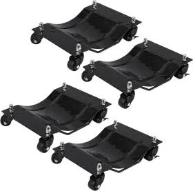 Dlk-81a Towallmark Car Dolly 4 Pack Upgraded Nylon Wheels 6000lbs Load Bearing