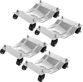 Dlk-81c Towallmark Car Dolly 4 Pack Upgraded Nylon Wheels 6000lbs Load Bearing
