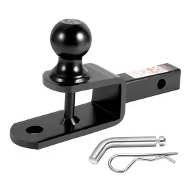 84031 Towever Atv Hitch Ball Mount 2 Inch With 1-1/4 Black