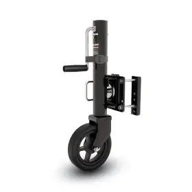 Towking Tk-tjsw8-b 8 Inch Spoke Wheel Trailer Jack 10 Vertical Movement 1 500 Lbs Black