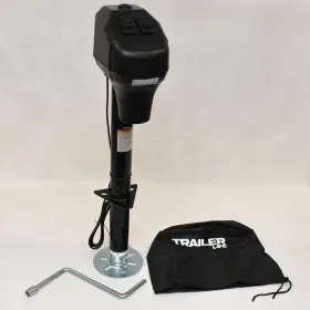 Cw-3500rb Trailer Life Rv Electric Tongue Jack 3500 Lb 18 Inch