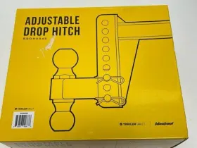 Bsdh0040 Trailer Valet Blackout 14 000 Lbs Capacity Adjustable Drop Hitch 0-6 Inch -