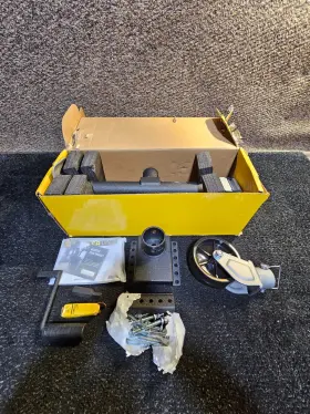 Tvjx5s-mw Trailer Valet Side Drill Jack 5 000 Lbs With Wheel Bolt-on Durable