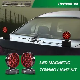 Trans10287 Transmotor2013 Fit For Magnetic Towing Light 12v Tow Trailer Lights Led Brake Tail Signal Lamp