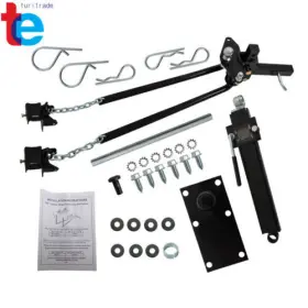 0262 Turitrade 800 Lb Trailer Weight Distribution Hitch Sway Drop Shank 2 5/16 In Ball