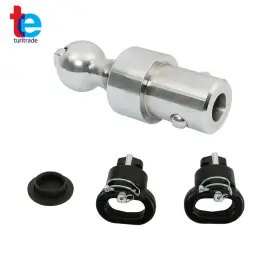 Tr54968 Turitrade 2-5/16 Inch Gooseneck Ball And Safety Chain Anchor Kit 38000 Lbs Puck System 60638
