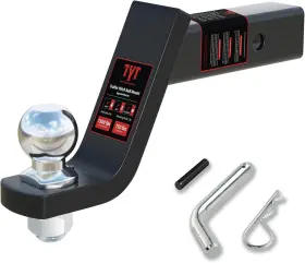 30015 Tyt Trailer Hitch Ball Mount Kit With 2 Inch And 5/8 Pin 4