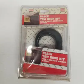 16098 Usa Products Black Tow Hook Kit Drop Forged Powder Coated New