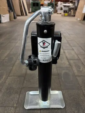 Fj-020 Valley 10 Inch Lift Top Wind Flange Trailer Jack 2 000 Lbs