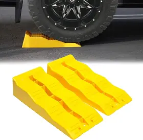 Vaygway 600164092776 Rv Leveling Ramps Automotive Camper Trailer Leveler Wheel Yellow