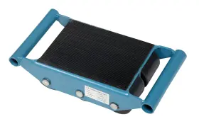 Fms-6 Vestil Fixed Machinery Skate With 6 Nylon Roller Steel 10-1/2 Inch Blue