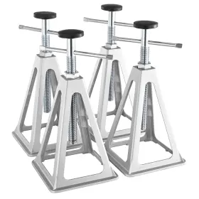 Vevor 840349964003 Rv Stabilizer Jacks 4 Pack Aluminum Leveling Stack Silver