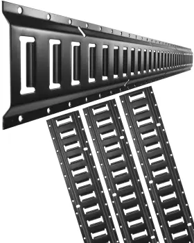 Hsfmtcexxjgd2591i Vevor E Track Tie Down Rails Power Coated E-tracks 4 Pack 5ft For Cargo Trailers