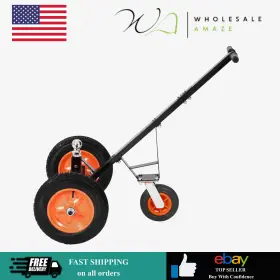 Qyc1200-b Vevor Trailer Dolly 1200lbs Tongue Weight Capacity Carbon Steel Mover