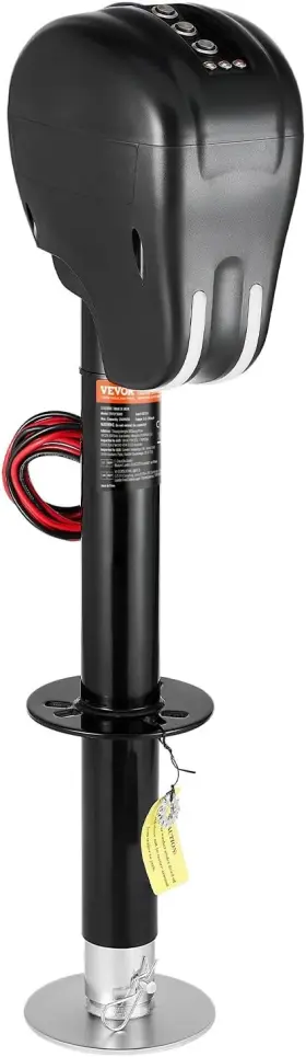 Rvcp3500 Vevor 3500 Lbs Electric Trailer Jack Hd Rv Power Tongue 2 Way Connect 9.5 Inch -26.3