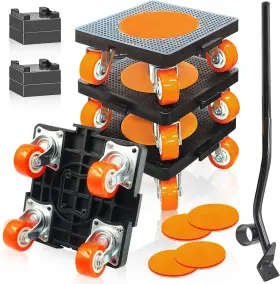 Vexercisehoop 752710888729 Furniture Movers Heavy Duty Lifter Mover Tool Set Of 4 880 Pack