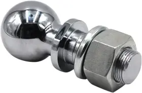 Agswea-563 Wakauto 50mm Chrome Trailer Hitch Ball 5000lbs Universal Connector