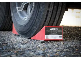 Weigh Safe 653863213775 Ws-wcs Wheel Chock Set 2 Chocks Red