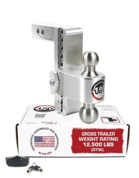 Ltb4-2-ka Weigh Safe Ltb8-2 180 Hitch 4 Inch Drop 6 Receiver 12 500 Lbs Gtw -