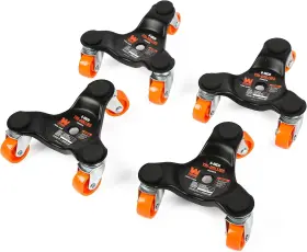 Dl-6300 Wen Dl6300 6-inch 300-pound Capacity Furniture Moving Tri-dolly Set 4 Black