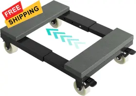 Win-fd21bk-1 Winaz Heavy Duty Furniture Moving Dolly - Adjustable 21-1 Pc Gray And Black