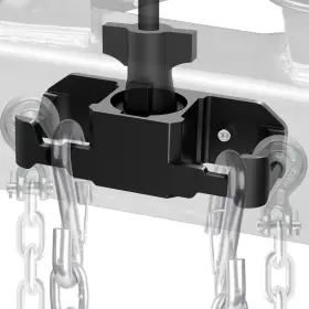 Ww-tt0-758 Wolfwill Trailer Chain Holder Aluminum Travel 7 Pin Plug