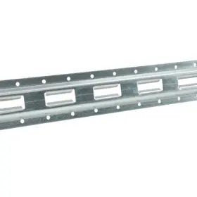 Cs07-0022 World American Cargo Track 8 Ft. E Galvanized Vertical