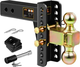 452506 Xpe Adjustable Trailer Hitch Fits 2.5-inch Receiver 6-inch 6 Inch Drop