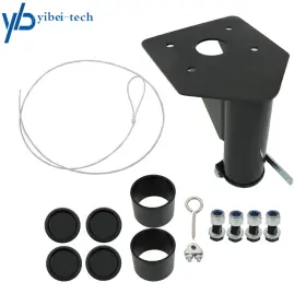 Yi160720t Yibei-tech 12 Inch -17 Adjustable Forward Offset Fifth 5th Wheel Adapter Hitch To Gooseneck