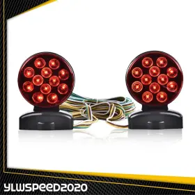 V-02sla0002ard Ylwspeed20 12v Tow Trailer Lights Brake Tail Signal Led Lamp Fit For Magnetic Towing Light