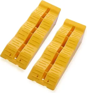 Ts-0007 Zonetech Automotive Leveling Ramps- Premium Quality Camper Trailer Suv Yellow