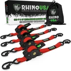 Rhino Usa TD-RSRE1X10-RED-R Retractable Ratchet Straps New. Price: $69.90.