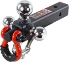 Trailer Hitch Tri-ball With Rotatoble Tow Shackle And Chrome New. Price: $70.36.