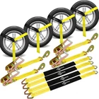 2IN X 12FT Car Tie Down Straps For Trailers Heavy Duty, 10000LBS Break Strength New. Price: $85.35.